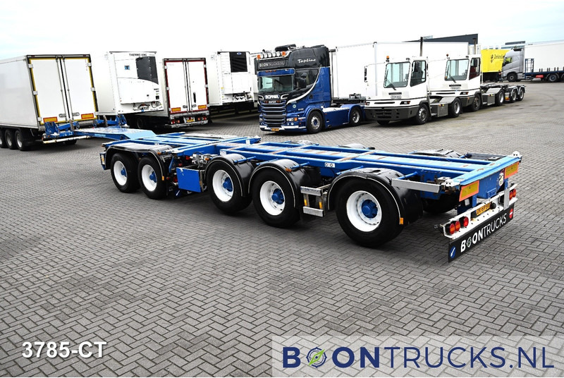 D-Tec CT-60-05D | 2x20-30-40-45ft HC * 3x STEERING * 4x LIFT AXLE * NL TRAILER - Semi-reboque transportador de contêineres/ Caixa móvel: foto 3 D-Tec CT-60-05D | 2x20-30-40-45ft HC * 3x STEERING * 4x LIFT AXLE * NL TRAILER - Semi-reboque transportador de contêineres/ Caixa móvel: foto 3