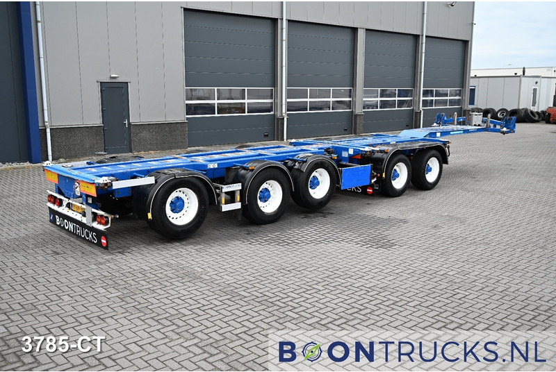 D-Tec CT-60-05D | 2x20-30-40-45ft HC * 3x STEERING * 4x LIFT AXLE * NL TRAILER - Semi-reboque transportador de contêineres/ Caixa móvel: foto 1 D-Tec CT-60-05D | 2x20-30-40-45ft HC * 3x STEERING * 4x LIFT AXLE * NL TRAILER - Semi-reboque transportador de contêineres/ Caixa móvel: foto 1