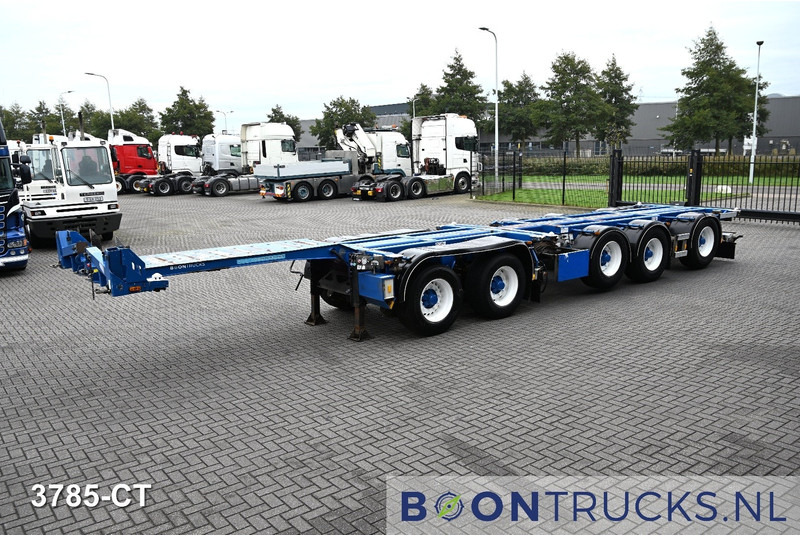 D-Tec CT-60-05D | 2x20-30-40-45ft HC * 3x STEERING * 4x LIFT AXLE * NL TRAILER - Semi-reboque transportador de contêineres/ Caixa móvel: foto 5 D-Tec CT-60-05D | 2x20-30-40-45ft HC * 3x STEERING * 4x LIFT AXLE * NL TRAILER - Semi-reboque transportador de contêineres/ Caixa móvel: foto 5