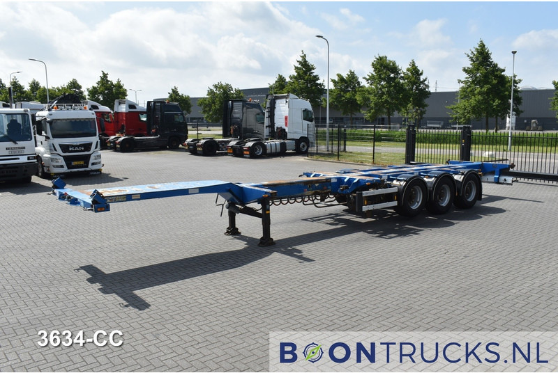 D-Tec FLEXITRAILER | 2x20-30-40-45ft HC * 2x EXTENDABLE * LIFT AXLE - Semi-reboque transportador de contêineres/ Caixa móvel: foto 5 D-Tec FLEXITRAILER | 2x20-30-40-45ft HC * 2x EXTENDABLE * LIFT AXLE - Semi-reboque transportador de contêineres/ Caixa móvel: foto 5