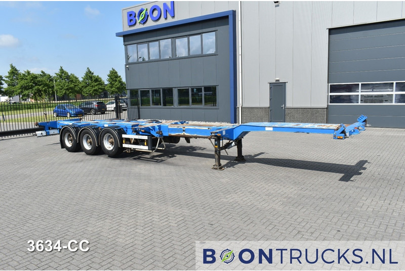 D-Tec FLEXITRAILER | 2x20-30-40-45ft HC * 2x EXTENDABLE * LIFT AXLE - Semi-reboque transportador de contêineres/ Caixa móvel: foto 4 D-Tec FLEXITRAILER | 2x20-30-40-45ft HC * 2x EXTENDABLE * LIFT AXLE - Semi-reboque transportador de contêineres/ Caixa móvel: foto 4