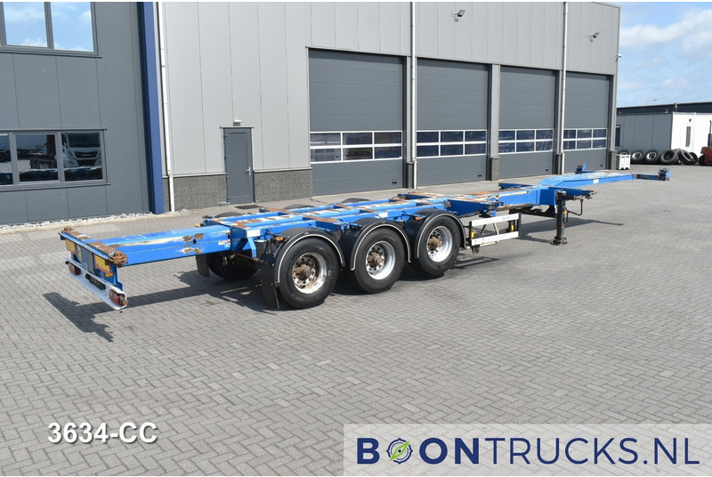 D-Tec FLEXITRAILER | 2x20-30-40-45ft HC * 2x EXTENDABLE * LIFT AXLE - Semi-reboque transportador de contêineres/ Caixa móvel: foto 2 D-Tec FLEXITRAILER | 2x20-30-40-45ft HC * 2x EXTENDABLE * LIFT AXLE - Semi-reboque transportador de contêineres/ Caixa móvel: foto 2