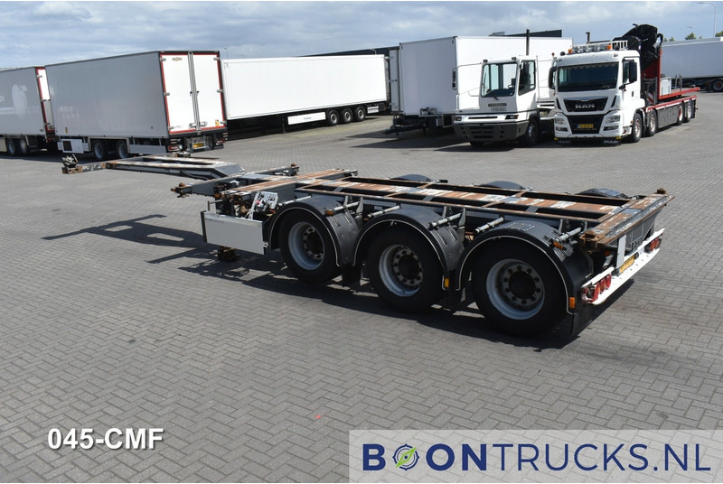 D-Tec FLEXITRAILER | 2x20-30-40-45ft HC * 2x EXTENDABLE * LIFT AXLE * NL TRAILER - Semi-reboque transportador de contêineres/ Caixa móvel: foto 3 D-Tec FLEXITRAILER | 2x20-30-40-45ft HC * 2x EXTENDABLE * LIFT AXLE * NL TRAILER - Semi-reboque transportador de contêineres/ Caixa móvel: foto 3