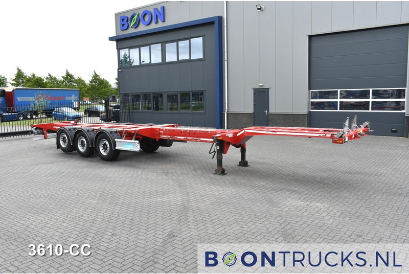 D-Tec FLEXITRAILER | 2x20-30-40-45ft HC * 2x LIFT AXLE * 2x EXTENDABLE * DISC BRAKES - Semi-reboque transportador de contêineres/ Caixa móvel: foto 4 D-Tec FLEXITRAILER | 2x20-30-40-45ft HC * 2x LIFT AXLE * 2x EXTENDABLE * DISC BRAKES - Semi-reboque transportador de contêineres/ Caixa móvel: foto 4