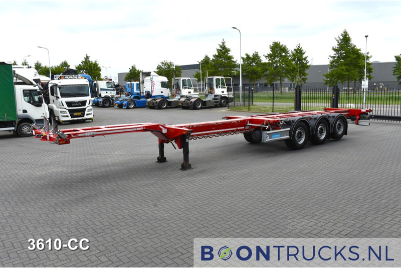D-Tec FLEXITRAILER | 2x20-30-40-45ft HC * 2x LIFT AXLE * 2x EXTENDABLE * DISC BRAKES - Semi-reboque transportador de contêineres/ Caixa móvel: foto 5 D-Tec FLEXITRAILER | 2x20-30-40-45ft HC * 2x LIFT AXLE * 2x EXTENDABLE * DISC BRAKES - Semi-reboque transportador de contêineres/ Caixa móvel: foto 5