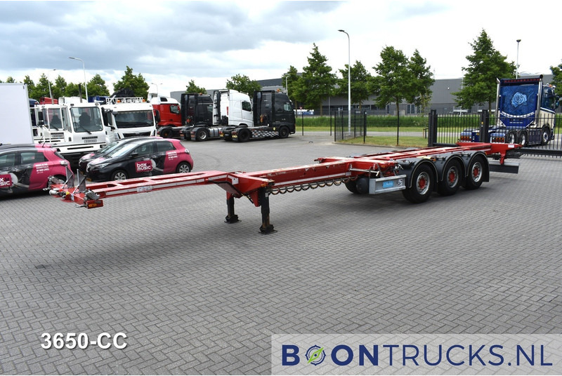 D-Tec FLEXITRAILER | 2x20-30-40-45ft HC * 2x LIFT AXLE * 2x EXTENDABLE * MOT 11-2025 - Semi-reboque transportador de contêineres/ Caixa móvel: foto 5 D-Tec FLEXITRAILER | 2x20-30-40-45ft HC * 2x LIFT AXLE * 2x EXTENDABLE * MOT 11-2025 - Semi-reboque transportador de contêineres/ Caixa móvel: foto 5