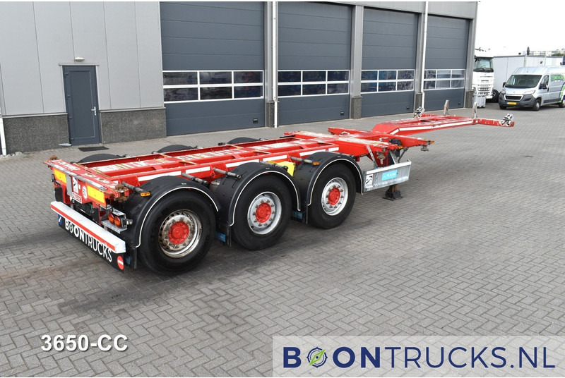 D-Tec FLEXITRAILER | 2x20-30-40-45ft HC * 2x LIFT AXLE * 2x EXTENDABLE * MOT 11-2025 - Semi-reboque transportador de contêineres/ Caixa móvel: foto 1 D-Tec FLEXITRAILER | 2x20-30-40-45ft HC * 2x LIFT AXLE * 2x EXTENDABLE * MOT 11-2025 - Semi-reboque transportador de contêineres/ Caixa móvel: foto 1