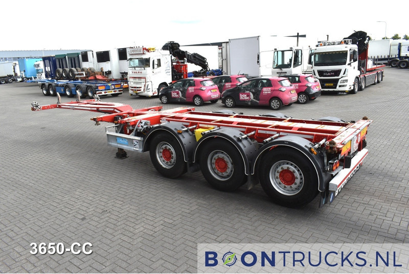 D-Tec FLEXITRAILER | 2x20-30-40-45ft HC * 2x LIFT AXLE * 2x EXTENDABLE * MOT 11-2025 - Semi-reboque transportador de contêineres/ Caixa móvel: foto 3 D-Tec FLEXITRAILER | 2x20-30-40-45ft HC * 2x LIFT AXLE * 2x EXTENDABLE * MOT 11-2025 - Semi-reboque transportador de contêineres/ Caixa móvel: foto 3