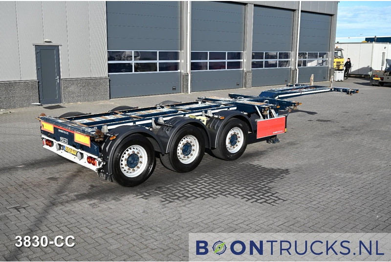 D-Tec FLEXITRAILER | 2x20-30-40-45ft HC * 2x LIFT AXLE * MB / DISC * NL TRAILER * APK 03-2026 - Semi-reboque transportador de contêineres/ Caixa móvel: foto 1 D-Tec FLEXITRAILER | 2x20-30-40-45ft HC * 2x LIFT AXLE * MB / DISC * NL TRAILER * APK 03-2026 - Semi-reboque transportador de contêineres/ Caixa móvel: foto 1