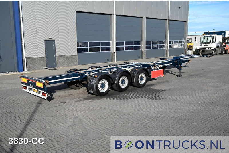 D-Tec FLEXITRAILER | 2x20-30-40-45ft HC * 2x LIFT AXLE * MB / DISC * NL TRAILER * APK 03-2026 - Semi-reboque transportador de contêineres/ Caixa móvel: foto 2 D-Tec FLEXITRAILER | 2x20-30-40-45ft HC * 2x LIFT AXLE * MB / DISC * NL TRAILER * APK 03-2026 - Semi-reboque transportador de contêineres/ Caixa móvel: foto 2