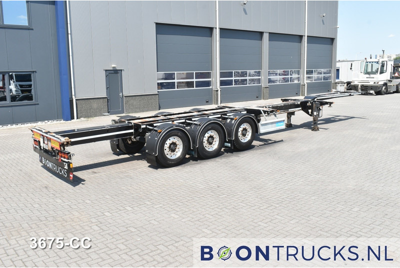 D-Tec FLEXITRAILER | 2x20-30-40-45ft HC * BPW / DISC * ALCOA * 3x EXTENDABLE - Semi-reboque transportador de contêineres/ Caixa móvel: foto 2 D-Tec FLEXITRAILER | 2x20-30-40-45ft HC * BPW / DISC * ALCOA * 3x EXTENDABLE - Semi-reboque transportador de contêineres/ Caixa móvel: foto 2