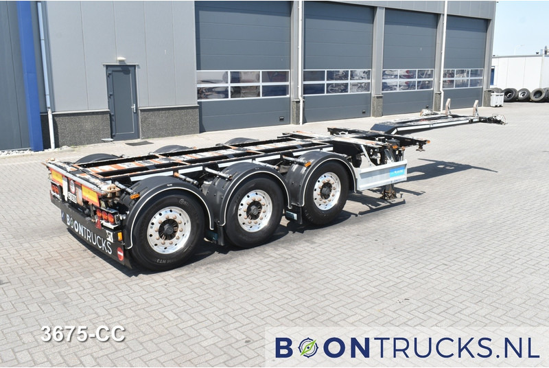 D-Tec FLEXITRAILER | 2x20-30-40-45ft HC * BPW / DISC * ALCOA * 3x EXTENDABLE - Semi-reboque transportador de contêineres/ Caixa móvel: foto 1 D-Tec FLEXITRAILER | 2x20-30-40-45ft HC * BPW / DISC * ALCOA * 3x EXTENDABLE - Semi-reboque transportador de contêineres/ Caixa móvel: foto 1