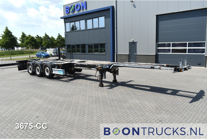 D-Tec FLEXITRAILER | 2x20-30-40-45ft HC * BPW / DISC * ALCOA * 3x EXTENDABLE - Semi-reboque transportador de contêineres/ Caixa móvel: foto 4 D-Tec FLEXITRAILER | 2x20-30-40-45ft HC * BPW / DISC * ALCOA * 3x EXTENDABLE - Semi-reboque transportador de contêineres/ Caixa móvel: foto 4