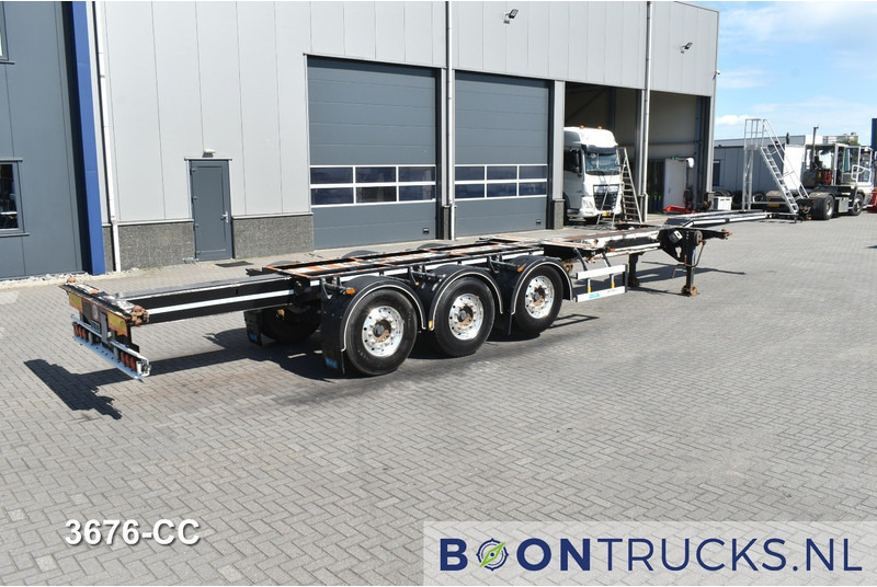 D-Tec FLEXITRAILER | 2x20-30-40-45ft HC * MB / DISC * ALCOA * 2x EXTENDABLE - Semi-reboque transportador de contêineres/ Caixa móvel: foto 2 D-Tec FLEXITRAILER | 2x20-30-40-45ft HC * MB / DISC * ALCOA * 2x EXTENDABLE - Semi-reboque transportador de contêineres/ Caixa móvel: foto 2
