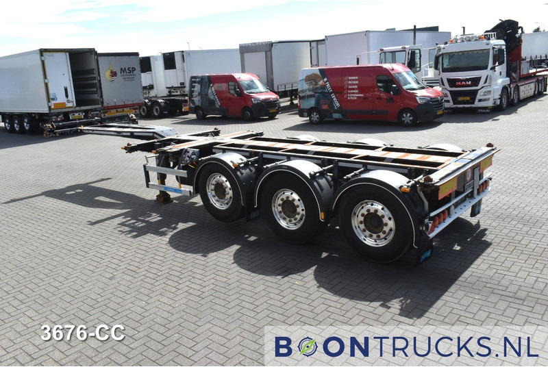 D-Tec FLEXITRAILER | 2x20-30-40-45ft HC * MB / DISC * ALCOA * 2x EXTENDABLE - Semi-reboque transportador de contêineres/ Caixa móvel: foto 3 D-Tec FLEXITRAILER | 2x20-30-40-45ft HC * MB / DISC * ALCOA * 2x EXTENDABLE - Semi-reboque transportador de contêineres/ Caixa móvel: foto 3