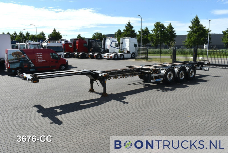D-Tec FLEXITRAILER | 2x20-30-40-45ft HC * MB / DISC * ALCOA * 2x EXTENDABLE - Semi-reboque transportador de contêineres/ Caixa móvel: foto 5 D-Tec FLEXITRAILER | 2x20-30-40-45ft HC * MB / DISC * ALCOA * 2x EXTENDABLE - Semi-reboque transportador de contêineres/ Caixa móvel: foto 5