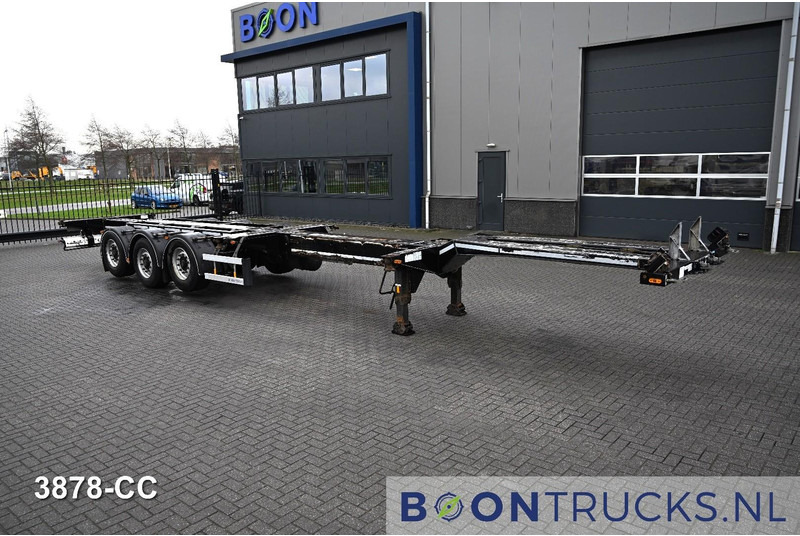 D-Tec FLEXITRAILER LS | 2x20-30-40-45ft HC * 2x LIFT AXLE * BPW / DISC * 2x EXTENDABLE - Semi-reboque transportador de contêineres/ Caixa móvel: foto 4 D-Tec FLEXITRAILER LS | 2x20-30-40-45ft HC * 2x LIFT AXLE * BPW / DISC * 2x EXTENDABLE - Semi-reboque transportador de contêineres/ Caixa móvel: foto 4