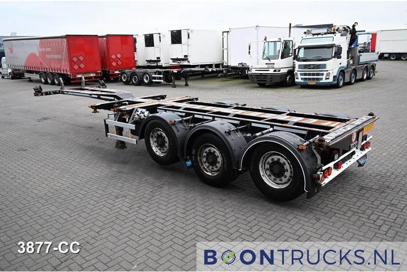 D-Tec FLEXITRAILER LS | 2x20-30-40-45ft HC * 2x LIFT AXLE * BPW / DISC * 2x EXTENDABLE - Semi-reboque transportador de contêineres/ Caixa móvel: foto 3 D-Tec FLEXITRAILER LS | 2x20-30-40-45ft HC * 2x LIFT AXLE * BPW / DISC * 2x EXTENDABLE - Semi-reboque transportador de contêineres/ Caixa móvel: foto 3