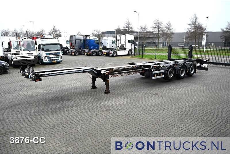 D-Tec FLEXITRAILER LS | 2x20-30-40-45ft HC * 2x LIFT AXLE * BPW / DISC * 2x EXTENDABLE - Semi-reboque transportador de contêineres/ Caixa móvel: foto 5 D-Tec FLEXITRAILER LS | 2x20-30-40-45ft HC * 2x LIFT AXLE * BPW / DISC * 2x EXTENDABLE - Semi-reboque transportador de contêineres/ Caixa móvel: foto 5