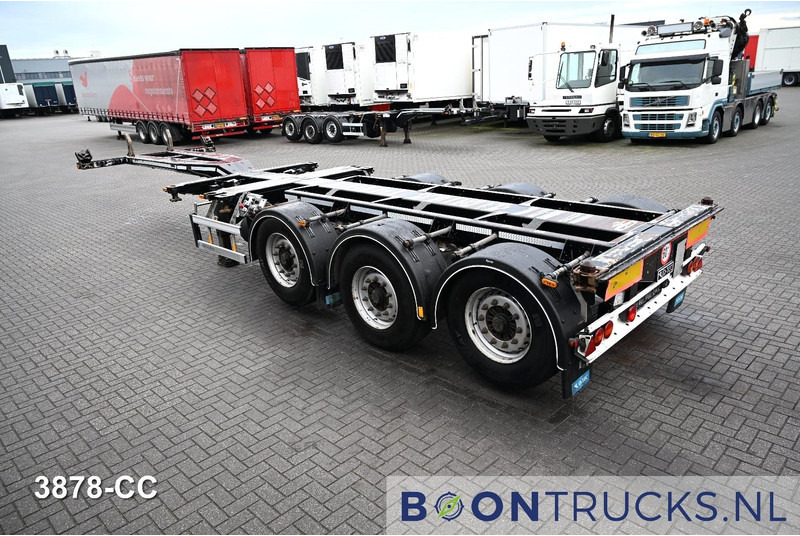D-Tec FLEXITRAILER LS | 2x20-30-40-45ft HC * 2x LIFT AXLE * BPW / DISC * 2x EXTENDABLE - Semi-reboque transportador de contêineres/ Caixa móvel: foto 3 D-Tec FLEXITRAILER LS | 2x20-30-40-45ft HC * 2x LIFT AXLE * BPW / DISC * 2x EXTENDABLE - Semi-reboque transportador de contêineres/ Caixa móvel: foto 3
