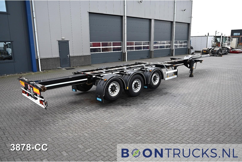 D-Tec FLEXITRAILER LS | 2x20-30-40-45ft HC * 2x LIFT AXLE * BPW / DISC * 2x EXTENDABLE - Semi-reboque transportador de contêineres/ Caixa móvel: foto 2 D-Tec FLEXITRAILER LS | 2x20-30-40-45ft HC * 2x LIFT AXLE * BPW / DISC * 2x EXTENDABLE - Semi-reboque transportador de contêineres/ Caixa móvel: foto 2