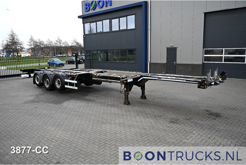 D-Tec FLEXITRAILER LS | 2x20-30-40-45ft HC * 2x LIFT AXLE * BPW / DISC * 2x EXTENDABLE - Semi-reboque transportador de contêineres/ Caixa móvel: foto 4 D-Tec FLEXITRAILER LS | 2x20-30-40-45ft HC * 2x LIFT AXLE * BPW / DISC * 2x EXTENDABLE - Semi-reboque transportador de contêineres/ Caixa móvel: foto 4