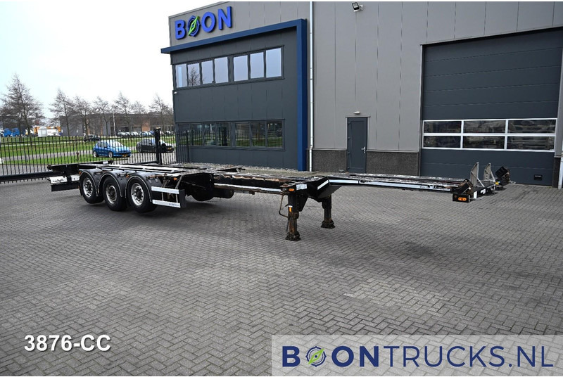 D-Tec FLEXITRAILER LS | 2x20-30-40-45ft HC * 2x LIFT AXLE * BPW / DISC * 2x EXTENDABLE - Semi-reboque transportador de contêineres/ Caixa móvel: foto 4 D-Tec FLEXITRAILER LS | 2x20-30-40-45ft HC * 2x LIFT AXLE * BPW / DISC * 2x EXTENDABLE - Semi-reboque transportador de contêineres/ Caixa móvel: foto 4