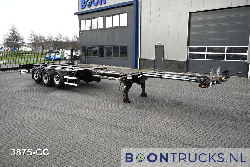 D-Tec FLEXITRAILER LS | 2x20-30-40-45ft HC * 2x LIFTAS * BPW / SCHIJF * APK 01-2027 - Semi-reboque transportador de contêineres/ Caixa móvel: foto 5 D-Tec FLEXITRAILER LS | 2x20-30-40-45ft HC * 2x LIFTAS * BPW / SCHIJF * APK 01-2027 - Semi-reboque transportador de contêineres/ Caixa móvel: foto 5