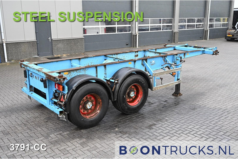 KOHLER CS 20/2 CHASSIS | 20ft * STEEL SUSPENSION * SAF / DRUM * 6x AVAILABLE - Semi-reboque transportador de contêineres/ Caixa móvel: foto 1 KOHLER CS 20/2 CHASSIS | 20ft * STEEL SUSPENSION * SAF / DRUM * 6x AVAILABLE - Semi-reboque transportador de contêineres/ Caixa móvel: foto 1