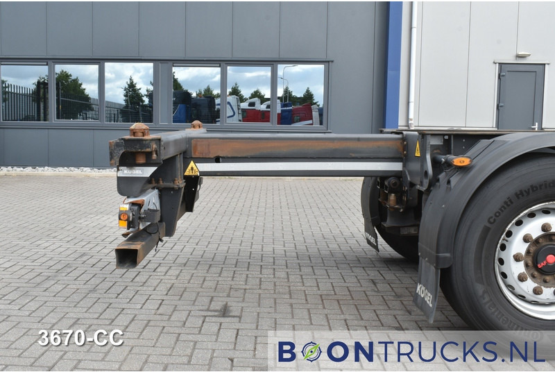 Semi-reboque transportador de contêineres/ Caixa móvel Kögel PORT 40 SIMPLEX 20 | 2x20-30-40ft HC * LIFT AXLE * SAF / DISC * EXTENDABLE REAR * MOT 02-2026: foto 10