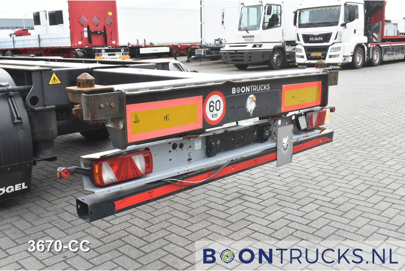 Semi-reboque transportador de contêineres/ Caixa móvel Kögel PORT 40 SIMPLEX 20 | 2x20-30-40ft HC * LIFT AXLE * SAF / DISC * EXTENDABLE REAR * MOT 02-2026: foto 11