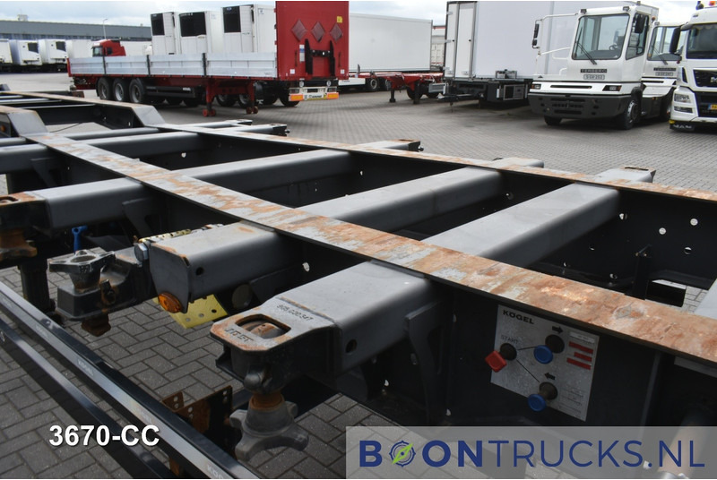 Semi-reboque transportador de contêineres/ Caixa móvel Kögel PORT 40 SIMPLEX 20 | 2x20-30-40ft HC * LIFT AXLE * SAF / DISC * EXTENDABLE REAR * MOT 02-2026: foto 18