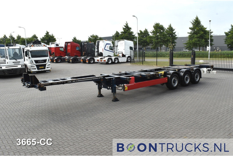 Krone SD BOX LINER | 2x20-40-45ft HC * LIFT AXLE * BPW/DISC * EXTENDABLE REAR * 10x AVAILABLE - Semi-reboque transportador de contêineres/ Caixa móvel: foto 5 Krone SD BOX LINER | 2x20-40-45ft HC * LIFT AXLE * BPW/DISC * EXTENDABLE REAR * 10x AVAILABLE - Semi-reboque transportador de contêineres/ Caixa móvel: foto 5