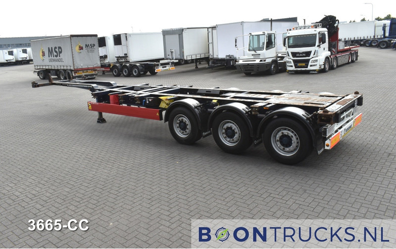 Krone SD BOX LINER | 2x20-40-45ft HC * LIFT AXLE * BPW/DISC * EXTENDABLE REAR * 10x AVAILABLE - Semi-reboque transportador de contêineres/ Caixa móvel: foto 3 Krone SD BOX LINER | 2x20-40-45ft HC * LIFT AXLE * BPW/DISC * EXTENDABLE REAR * 10x AVAILABLE - Semi-reboque transportador de contêineres/ Caixa móvel: foto 3