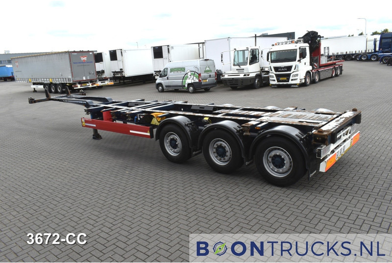 Krone SD BOX LINER | 2x20-40-45ft HC * LIFTAS * BPW/SCHIJF * ACHTERSCHUIVER * 10x AVAILABLE - Semi-reboque transportador de contêineres/ Caixa móvel: foto 3 Krone SD BOX LINER | 2x20-40-45ft HC * LIFTAS * BPW/SCHIJF * ACHTERSCHUIVER * 10x AVAILABLE - Semi-reboque transportador de contêineres/ Caixa móvel: foto 3