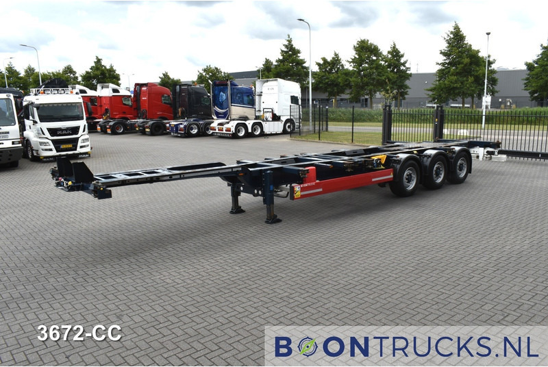 Krone SD BOX LINER | 2x20-40-45ft HC * LIFTAS * BPW/SCHIJF * ACHTERSCHUIVER * 10x AVAILABLE - Semi-reboque transportador de contêineres/ Caixa móvel: foto 5 Krone SD BOX LINER | 2x20-40-45ft HC * LIFTAS * BPW/SCHIJF * ACHTERSCHUIVER * 10x AVAILABLE - Semi-reboque transportador de contêineres/ Caixa móvel: foto 5