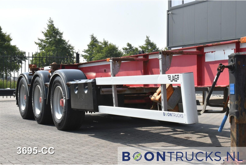 Semi-reboque transportador de contêineres/ Caixa móvel LAG O-3-CC | 30ft TIPPING CHASSIS * 24v SELF SUPPORT * BPW/DISC: foto 10 Semi-reboque transportador de contêineres/ Caixa móvel LAG O-3-CC | 30ft TIPPING CHASSIS * 24v SELF SUPPORT * BPW/DISC: foto 10