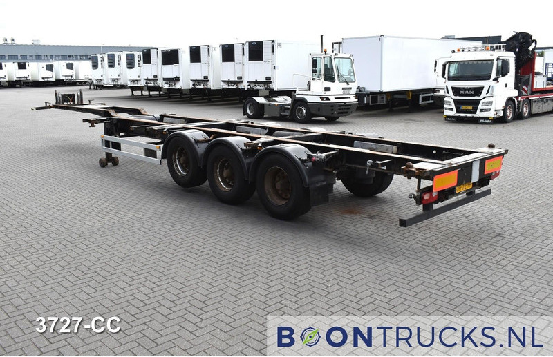 Pacton T3-007 | 2x20-40-45ft HC * FIXED CHASSIS * LIFT AXLE * NL TRAILER - Semi-reboque transportador de contêineres/ Caixa móvel: foto 2 Pacton T3-007 | 2x20-40-45ft HC * FIXED CHASSIS * LIFT AXLE * NL TRAILER - Semi-reboque transportador de contêineres/ Caixa móvel: foto 2