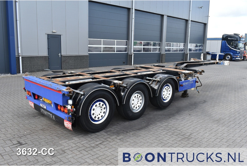 Pacton T3-010 | 2x20-30-40-45ft HC * LIFT AXLE * SAF/DISC * NL TRAILER * APK 10-2025 - Semi-reboque transportador de contêineres/ Caixa móvel: foto 1 Pacton T3-010 | 2x20-30-40-45ft HC * LIFT AXLE * SAF/DISC * NL TRAILER * APK 10-2025 - Semi-reboque transportador de contêineres/ Caixa móvel: foto 1