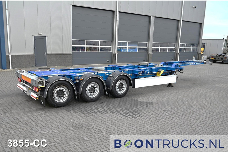 Schmitz Cargobull SCB*S3B | 2x20-30-40-45ft HC * LIFT AXLE * DISC BRAKE * EXTENDABLE REAR - Semi-reboque transportador de contêineres/ Caixa móvel: foto 1 Schmitz Cargobull SCB*S3B | 2x20-30-40-45ft HC * LIFT AXLE * DISC BRAKE * EXTENDABLE REAR - Semi-reboque transportador de contêineres/ Caixa móvel: foto 1