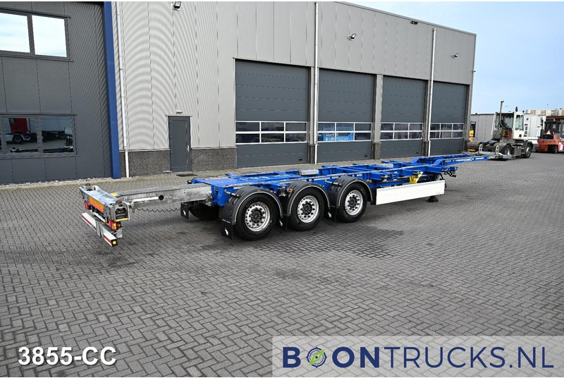 Schmitz Cargobull SCB*S3B | 2x20-30-40-45ft HC * LIFT AXLE * DISC BRAKE * EXTENDABLE REAR - Semi-reboque transportador de contêineres/ Caixa móvel: foto 2 Schmitz Cargobull SCB*S3B | 2x20-30-40-45ft HC * LIFT AXLE * DISC BRAKE * EXTENDABLE REAR - Semi-reboque transportador de contêineres/ Caixa móvel: foto 2
