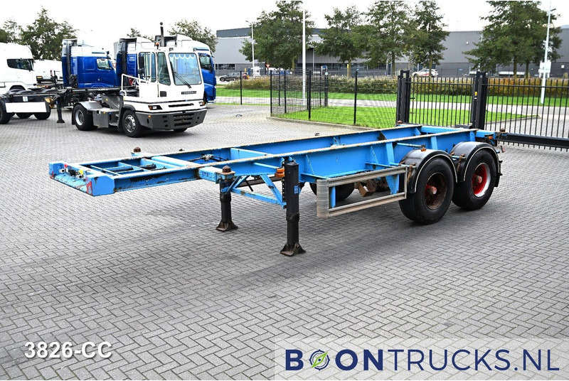 Schweriner Nutzfahrzeuge CS 20 CHASSIS | 20ft * STEEL SUSPENSION * BPW / DRUM * 9x AVAILABLE - Semi-reboque transportador de contêineres/ Caixa móvel: foto 4 Schweriner Nutzfahrzeuge CS 20 CHASSIS | 20ft * STEEL SUSPENSION * BPW / DRUM * 9x AVAILABLE - Semi-reboque transportador de contêineres/ Caixa móvel: foto 4