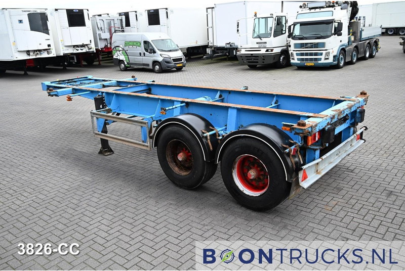 Schweriner Nutzfahrzeuge CS 20 CHASSIS | 20ft * STEEL SUSPENSION * BPW / DRUM * 9x AVAILABLE - Semi-reboque transportador de contêineres/ Caixa móvel: foto 2 Schweriner Nutzfahrzeuge CS 20 CHASSIS | 20ft * STEEL SUSPENSION * BPW / DRUM * 9x AVAILABLE - Semi-reboque transportador de contêineres/ Caixa móvel: foto 2