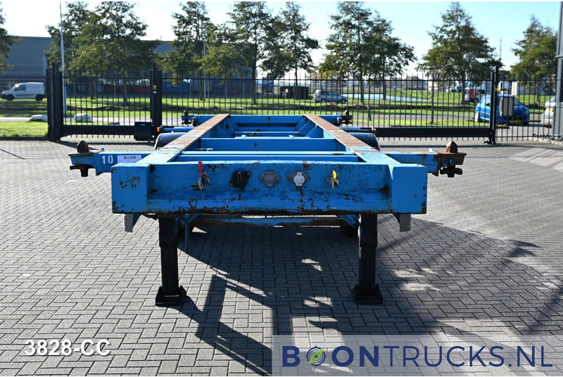 Semi-reboque transportador de contêineres/ Caixa móvel Schweriner Nutzfahrzeuge CS 20 CHASSIS | 20ft * STEEL SUSPENSION * BPW/DRUM * 9x AVAILABLE: foto 6 Semi-reboque transportador de contêineres/ Caixa móvel Schweriner Nutzfahrzeuge CS 20 CHASSIS | 20ft * STEEL SUSPENSION * BPW/DRUM * 9x AVAILABLE: foto 6