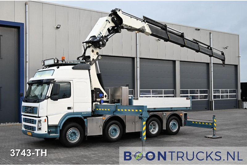 Volvo FM 480 8x2 R + HMF THOR 8520 K5 | 85 T/M CRANE * WINCH * MANUAL * NL TRUCK * TOP! - Tractor: foto 1 Volvo FM 480 8x2 R + HMF THOR 8520 K5 | 85 T/M CRANE * WINCH * MANUAL * NL TRUCK * TOP! - Tractor: foto 1