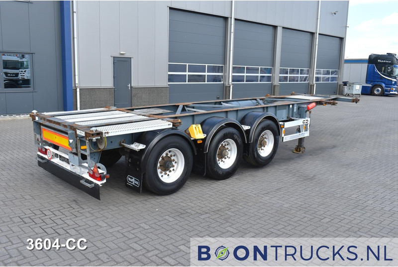 Van Hool 3B0071 TANK CHASSIS | 20-30ft * ADR: FL, AT, OX * 3840 KG * LIFT AXLE - Semi-reboque transportador de contêineres/ Caixa móvel: foto 1 Van Hool 3B0071 TANK CHASSIS | 20-30ft * ADR: FL, AT, OX * 3840 KG * LIFT AXLE - Semi-reboque transportador de contêineres/ Caixa móvel: foto 1
