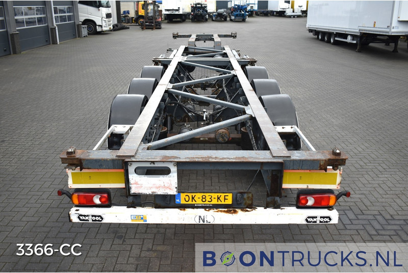 Van Hool 3B2015 FIXED CHASSIS | 2x20-40ft HC * 4600 Kg * NL TRAILER - Semi-reboque transportador de contêineres/ Caixa móvel: foto 5 Van Hool 3B2015 FIXED CHASSIS | 2x20-40ft HC * 4600 Kg * NL TRAILER - Semi-reboque transportador de contêineres/ Caixa móvel: foto 5