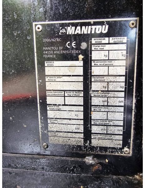 Plataforma aérea Manitou 100VJR: foto 11