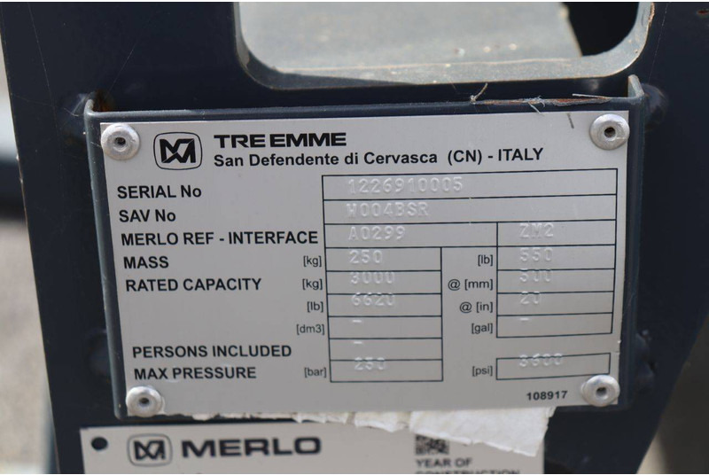 Empilhador telescópico novo Merlo EW25.5-90: foto 12