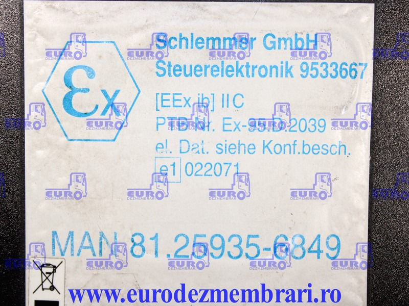 CALCULATOR ADR MAN TGX TGA 81.25935.6849, 81.25935.6806 - Centralina electrónica por Camião: foto 2 CALCULATOR ADR MAN TGX TGA 81.25935.6849, 81.25935.6806 - Centralina electrónica por Camião: foto 2